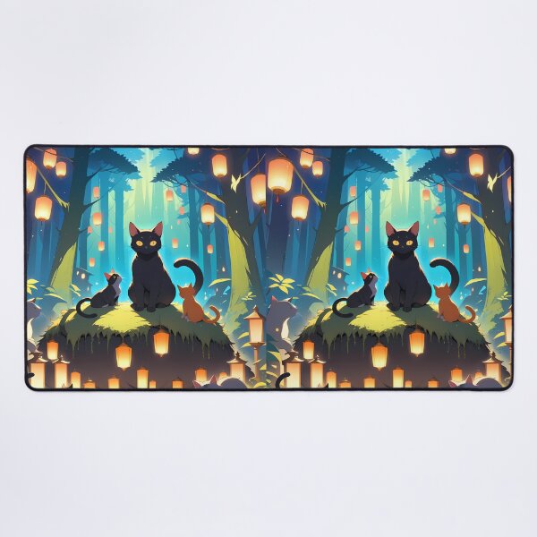 Item preview, Cats Anime Vibes Futuristic Vibrant Scenes Dynamic Elements designed and sold by ART ATTACK ZONE.