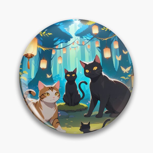 Item preview, Cat Anime Vibes Futuristic Vibrant Scenes Dynamic Elements designed and sold by ART ATTACK ZONE.