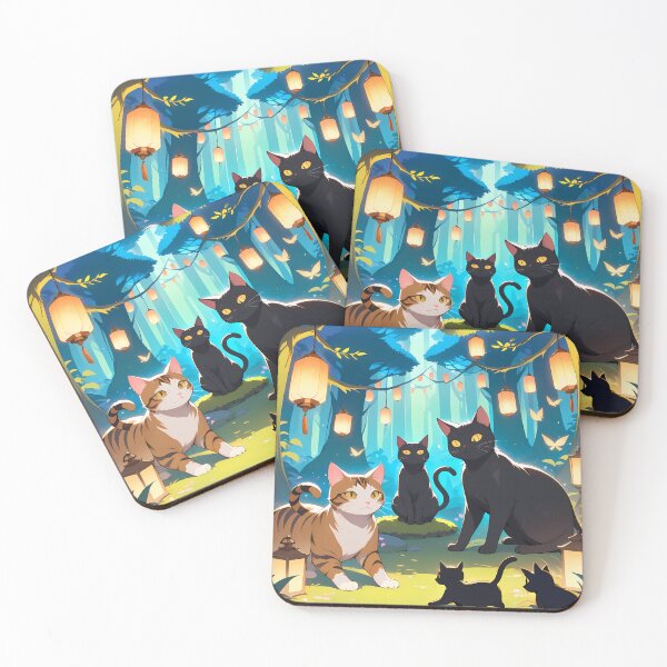 Item preview, Cat Anime Vibes Futuristic Vibrant Scenes Dynamic Elements designed and sold by ART ATTACK ZONE.