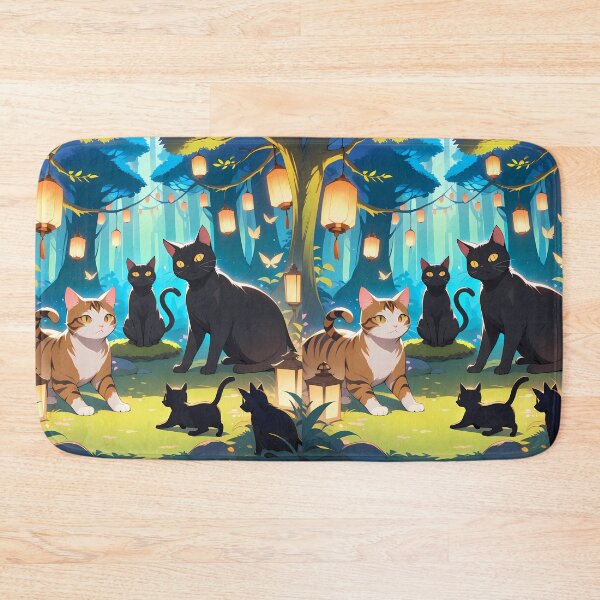 Item preview, Cat Anime Vibes Futuristic Vibrant Scenes Dynamic Elements designed and sold by ART ATTACK ZONE.