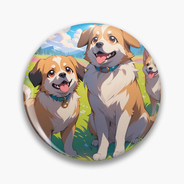 Item preview, Dog Anime Vibes Futuristic Vibrant Scenes Dynamic Elements designed and sold by ART ATTACK ZONE.