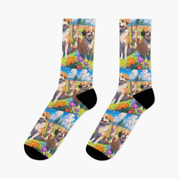 Item preview, Dog Anime Vibes Futuristic Vibrant Scenes Dynamic Elements designed and sold by ART ATTACK ZONE.