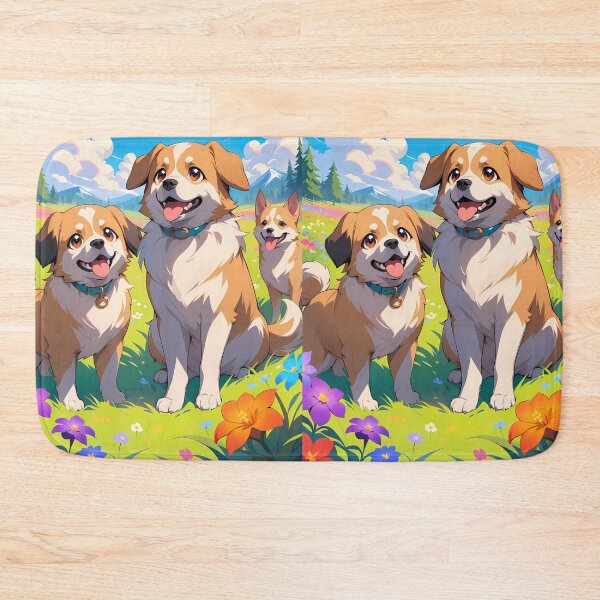 Item preview, Dog Anime Vibes Futuristic Vibrant Scenes Dynamic Elements designed and sold by ART ATTACK ZONE.