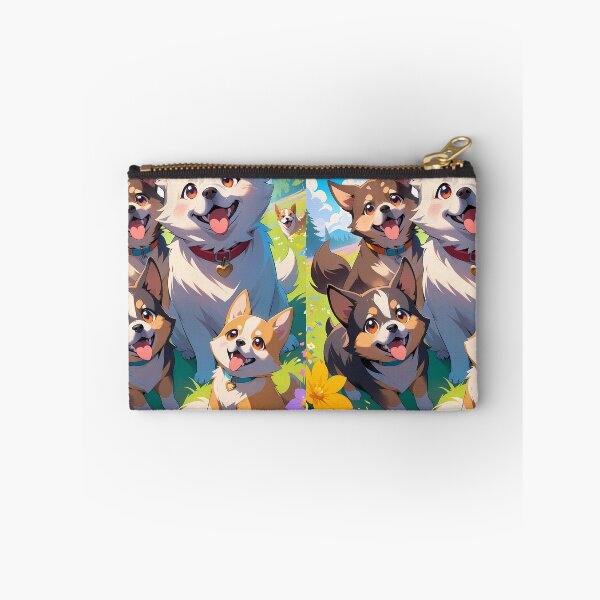Item preview, Dogs Anime Vibes Futuristic Vibrant Scenes Dynamic Elements designed and sold by ART ATTACK ZONE.