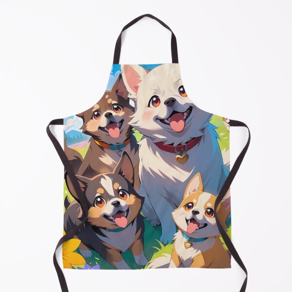 Item preview, Dogs Anime Vibes Futuristic Vibrant Scenes Dynamic Elements designed and sold by ART ATTACK ZONE.