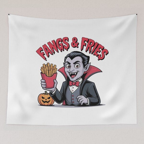 Item preview, Fangs & Fries designed and sold by WSPrintCrafter.