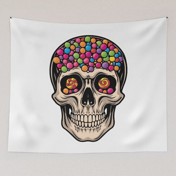 Item preview, Candy Skull designed and sold by 1PrintSpark.