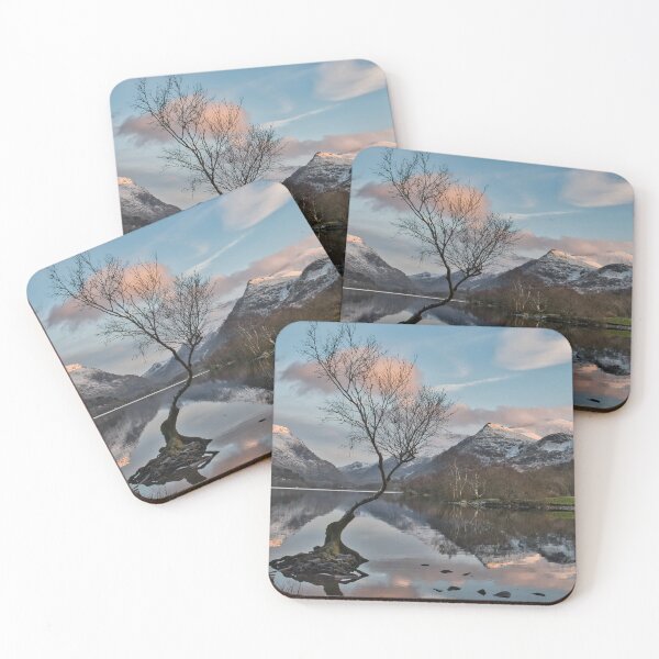 Item preview, Lonely tree and snow capped Snowdon  designed and sold by Derren Jones.