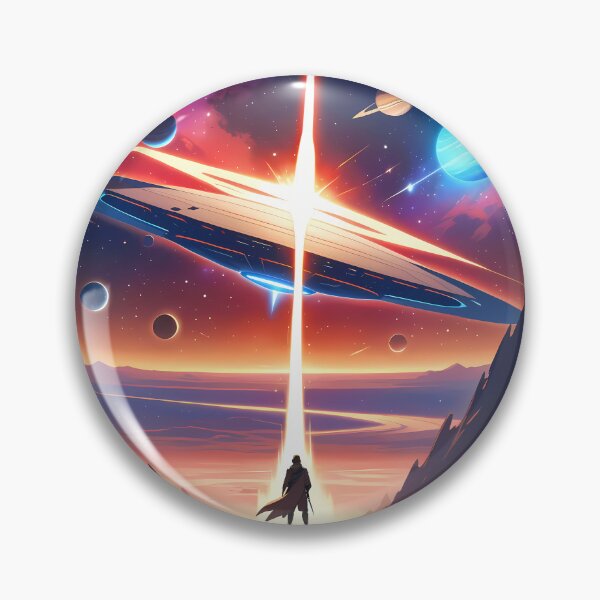 Item preview, Planets Anime Vibes Futuristic Vibrant Scenes Dynamic Elements designed and sold by ART ATTACK ZONE.