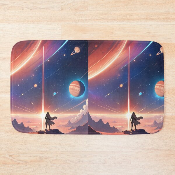 Item preview, Spaces Anime Vibes Futuristic Vibrant Scenes Dynamic Elements designed and sold by ART ATTACK ZONE.