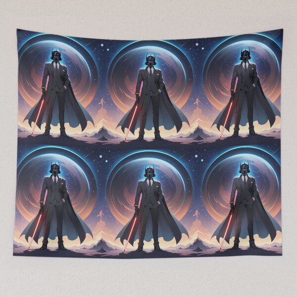 Item preview, Vader Anime Vibes Futuristic Vibrant Scenes Dynamic Elements designed and sold by ART ATTACK ZONE.