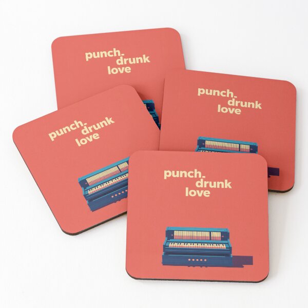 Item preview, Harmonium Punch Drunk Love Minimalist Poster designed and sold by Enea Kelo.