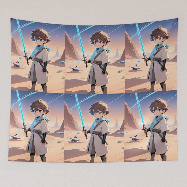 Item preview, StarWars Anime Vibes Futuristic Vibrant Scenes Dynamic Elements designed and sold by ART ATTACK ZONE.