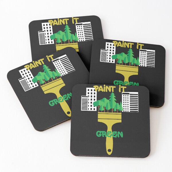 Item preview, Paint It Green – Urban Jungle Eco-Friendly Design designed and sold by simpledarkwavewisdom.