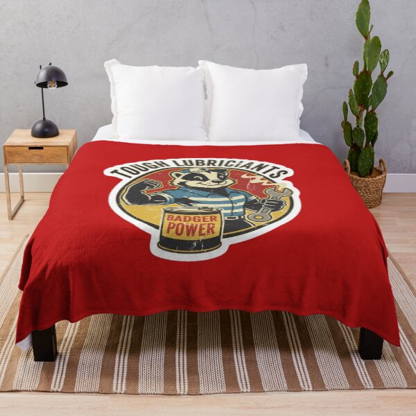 Item preview, Tough Lubricants Honey Badger Power Mechanic Retro Vintage Grunge Design designed and sold by bvdesignart.