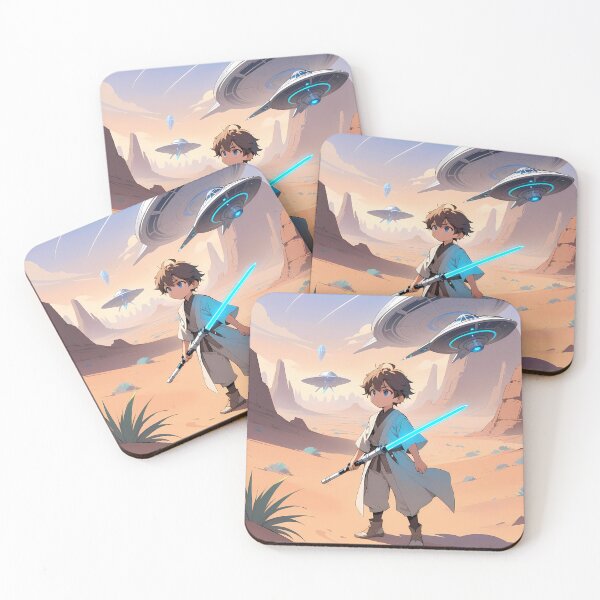 Item preview, Lightsaber Anime Vibes Futuristic Vibrant Scenes Dynamic Elements designed and sold by ART ATTACK ZONE.