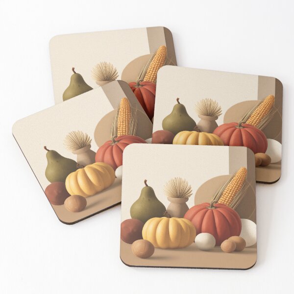 Item preview, Minimal Harvest Still Life – Modern Thanksgiving Card designed and sold by BennyPuppy.