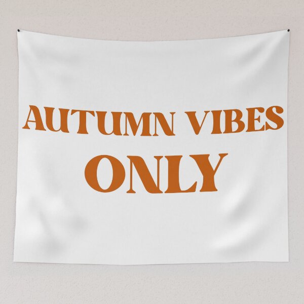Item preview, Autumn Vibes Only | Cozy Fall Aesthetic Typography Design for Autumn Lovers designed and sold by twistedblogger.