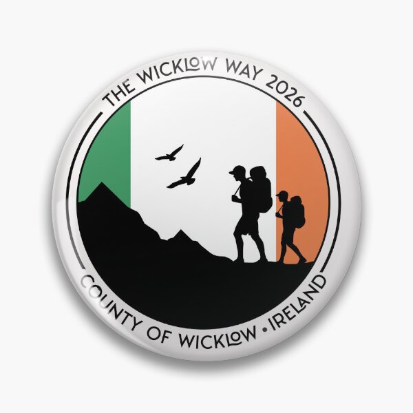 Item preview, WICKLOW WAY 2026-IRELAND-colors of the irish flag Sticker, shirt and more designed and sold by designkb.