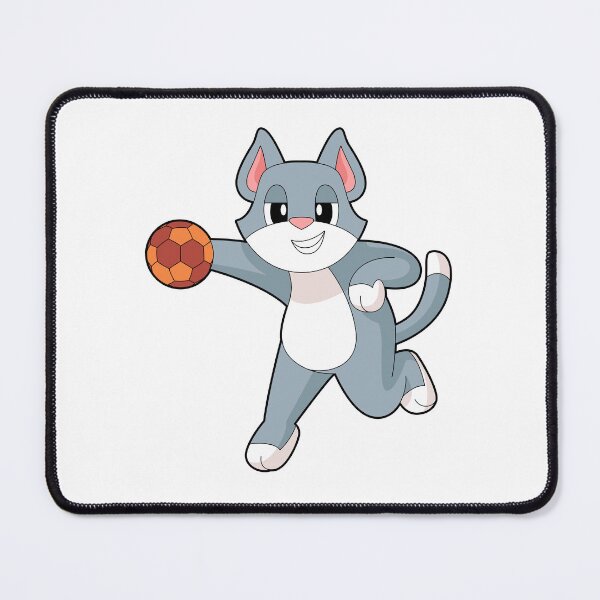 Item preview, Cat Handball player Handball designed and sold by Snabdesign84.