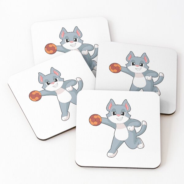 Item preview, Cat Handball player Handball designed and sold by Snabdesign84.