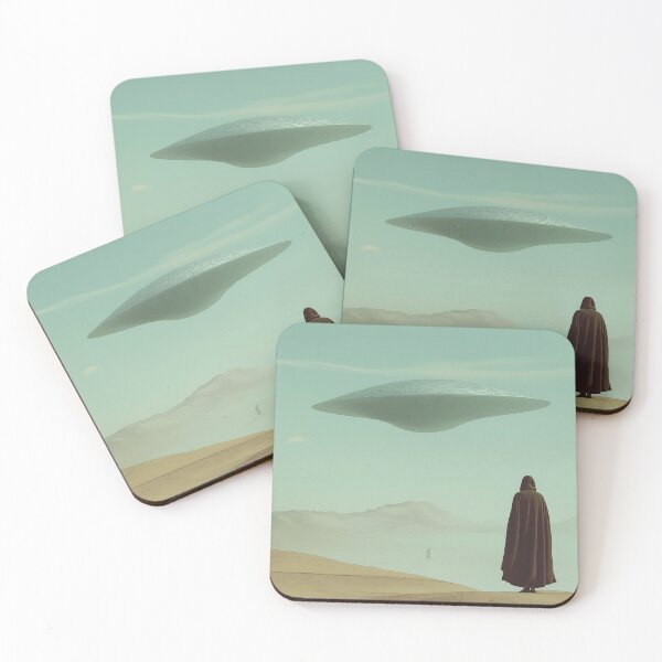 Item preview, Desert Encounter with a UFO designed and sold by davidonstudio.
