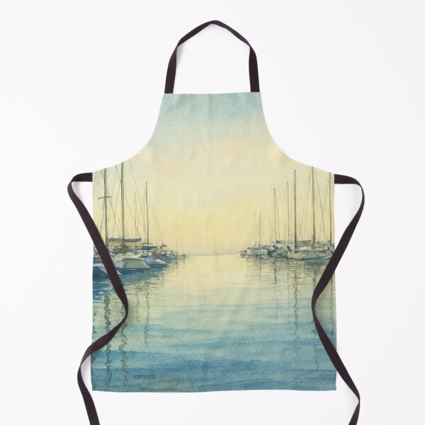 Item preview, Marine watercolor – Canet d’en Berenguer marina designed and sold by Miradas del Mundo.