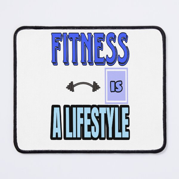 Item preview, Gym Motivation Design – Fitness Is a Lifestyle designed and sold by ChillDraws.