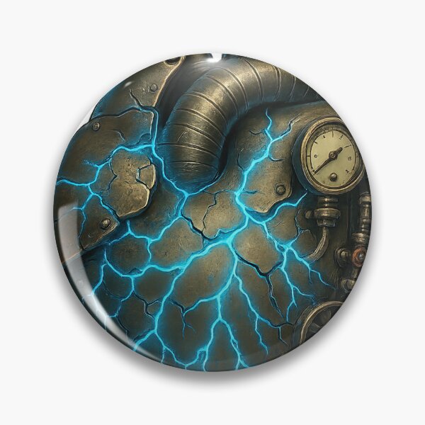 Item preview, Metal Heart | Steampunk Mechanical Heart with Electric Veins by VLF designed and sold by VitalLifeForce.
