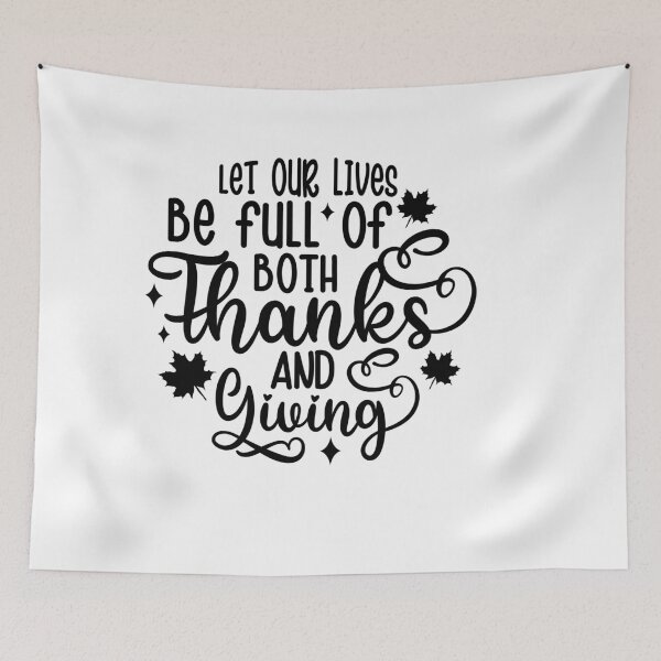 Item preview, Let our lives be full of both thanks and giving - Autumn Vibes designed and sold by artcultreone.