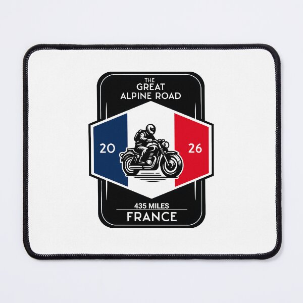 Item preview, Great Alpine road Motor 2026 - France - Badge, sticker or shirt and more designed and sold by designkb.