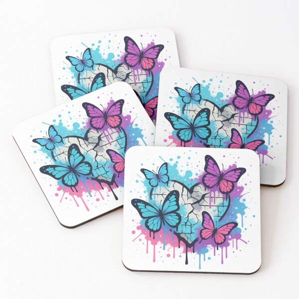 Item preview, Butterfly Dreams – Freedom Graffiti Tee designed and sold by PastimeMastery.