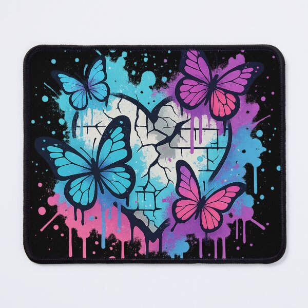 Item preview, Butterfly Dreams – Freedom Graffiti Tee designed and sold by PastimeMastery.
