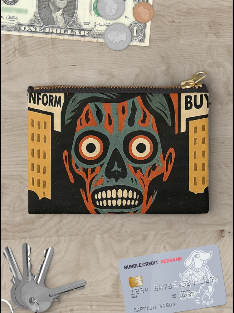 Thumbnail 3 of 4, Zipper Pouch, The Live designed and sold by ROHIT DHAMECHA.