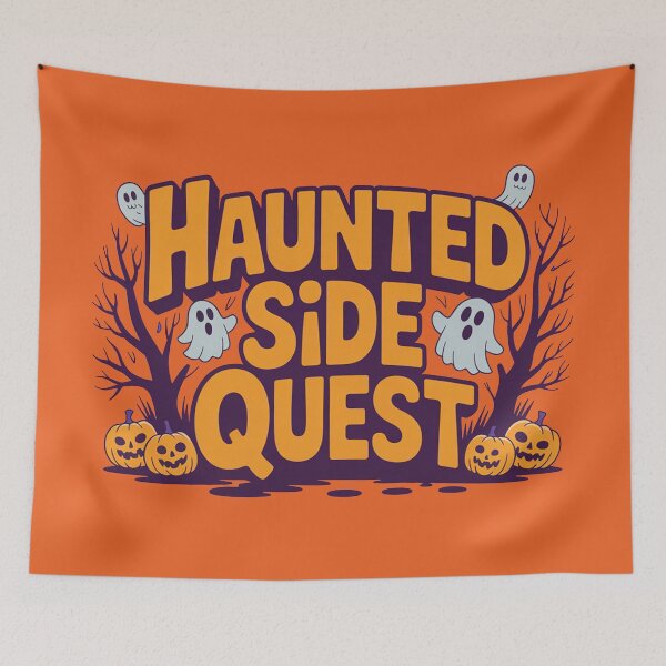 Item preview, Haunted side quest, funny side quest ADHD gaming halloween designed and sold by NoetherSym.