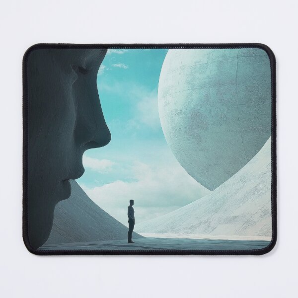 Item preview, Surreal Face and Sphere Landscape designed and sold by davidonstudio.