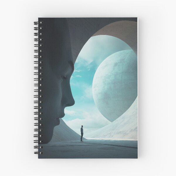 Item preview, Surreal Face and Sphere Landscape designed and sold by davidonstudio.