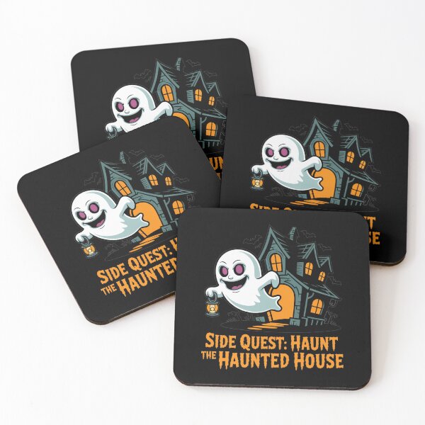 Item preview, Side quest: Haunt the Haunted house, funny side quest ADHD gaming halloween designed and sold by NoetherSym.