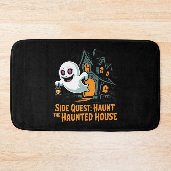 Item preview, Side quest: Haunt the Haunted house, funny side quest ADHD gaming halloween designed and sold by NoetherSym.
