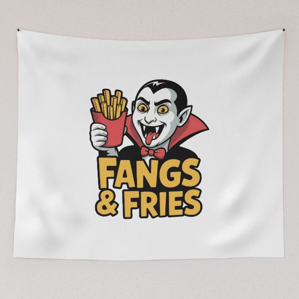 Item preview, Fangs & Fries designed and sold by WSPrintCrafter.