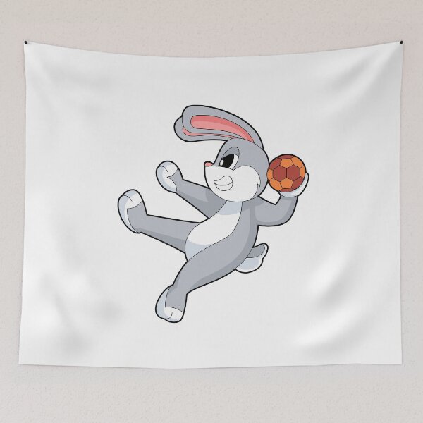 Item preview, Rabbit Handball player Handball designed and sold by Snabdesign84.