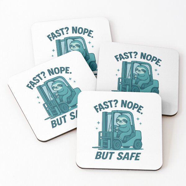 Item preview, Fast? Nope. But Safe – Funny Sloth Forklift Operator T-Shirt designed and sold by ClinicalHubs.