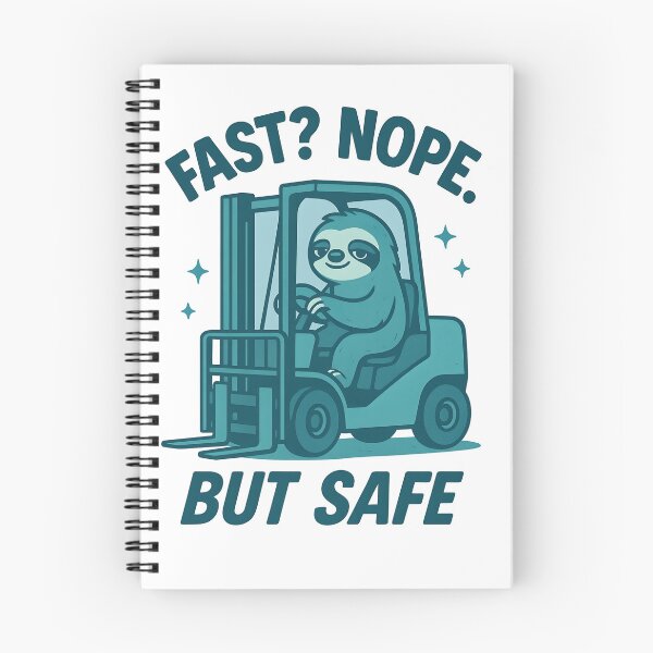 Item preview, Fast? Nope. But Safe – Funny Sloth Forklift Operator T-Shirt designed and sold by ClinicalHubs.