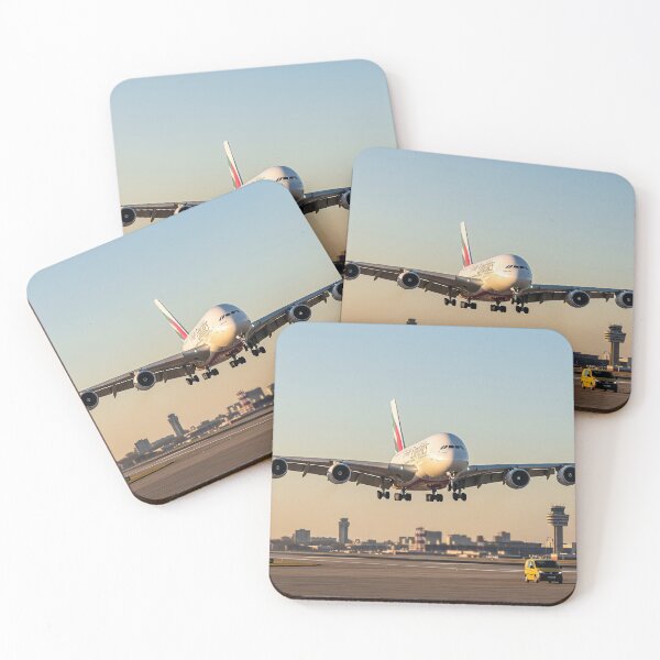 Item preview, Emirates Airbus A380 Graceful Landing designed and sold by Skyframe Aviation.