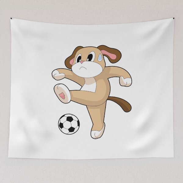 Item preview, Dog Soccer player Soccer designed and sold by Snabdesign84.