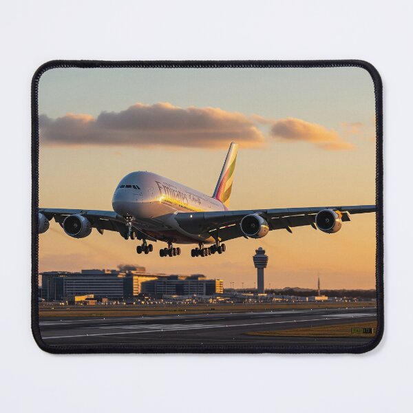 Item preview, Emirates Airbus A380 Graceful Landing designed and sold by Skyframe Aviation.