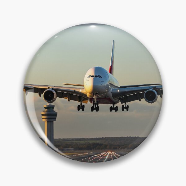 Item preview, Emirates Airbus A380 Graceful Landing designed and sold by Skyframe Aviation.