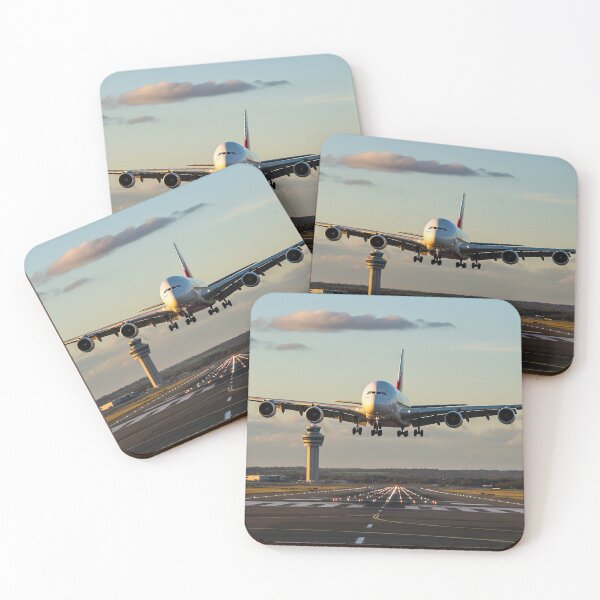 Item preview, Emirates Airbus A380 Graceful Landing designed and sold by Skyframe Aviation.