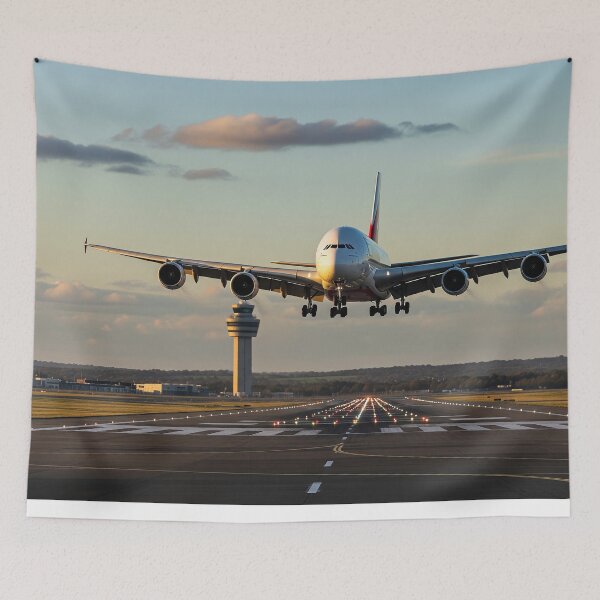 Item preview, Emirates Airbus A380 Graceful Landing designed and sold by Skyframe Aviation.