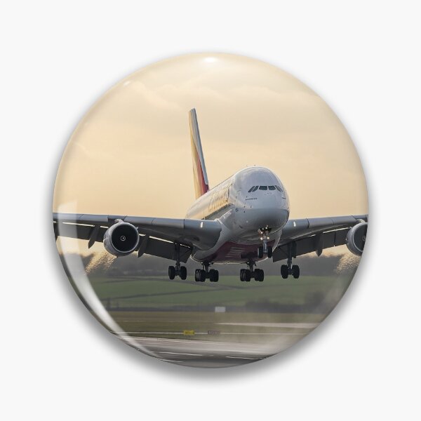 Item preview, Emirates Airbus A380 Graceful Landing designed and sold by Skyframe Aviation.